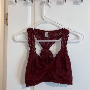 Wishlist maroon bralette